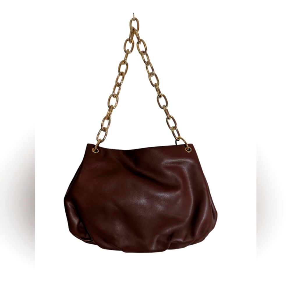House Of Want Brown Chill Framed Clutch